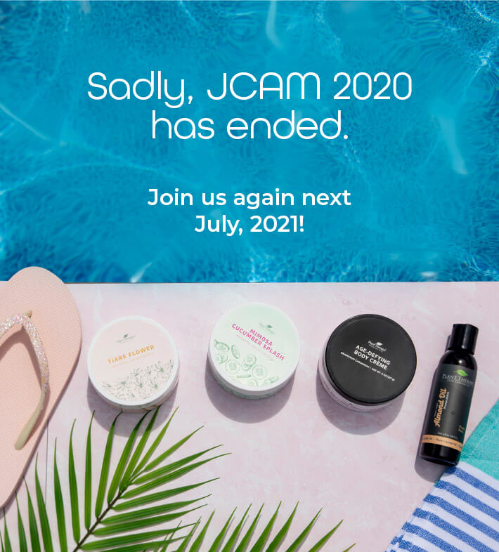 Sadly, JCAM 2020 has ended. Join us next July 20201!