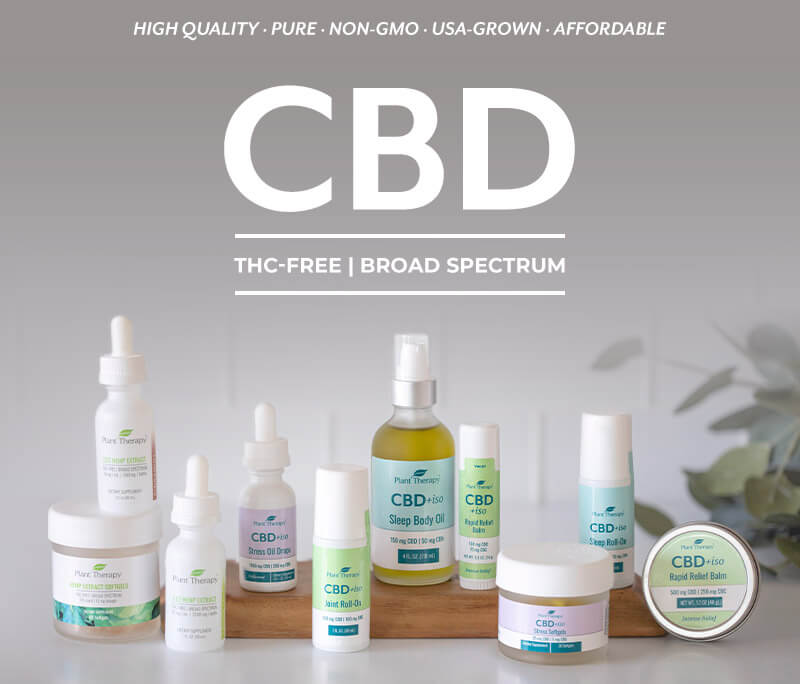 CBD - THC-free, Broad Spectrum - High qualty, pure, non-GMO, USA Grown, Affordable